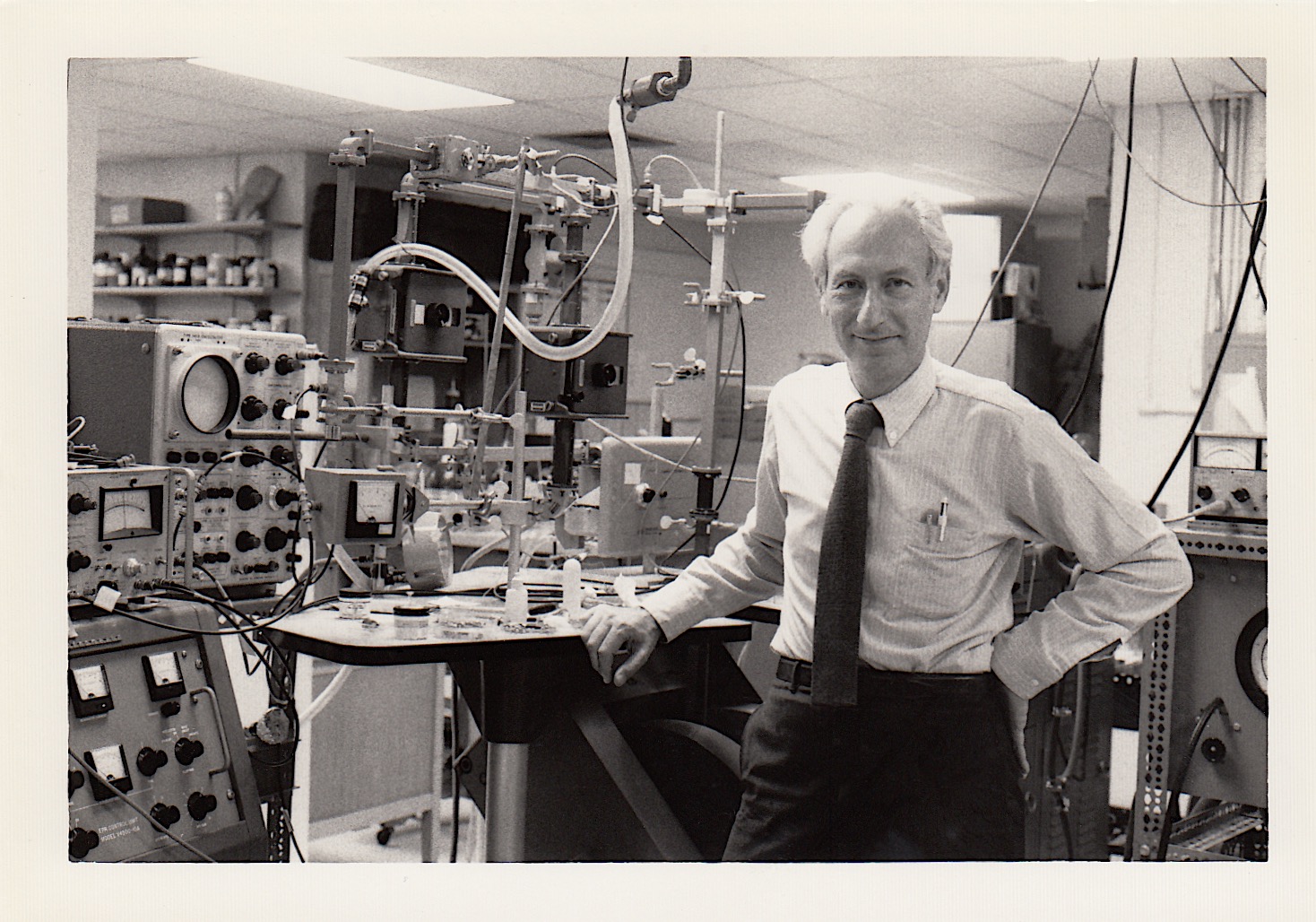 Art Brill in his lab